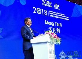 Meng Fanli, Mayor of Qingdao, deliverers welcome speech at the opening ceremony_fororder_003