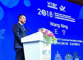 Wang Ning, Executive Vice Chairman of WTCF Council and Vice Mayor of Beijing deliverers speech_fororder_002