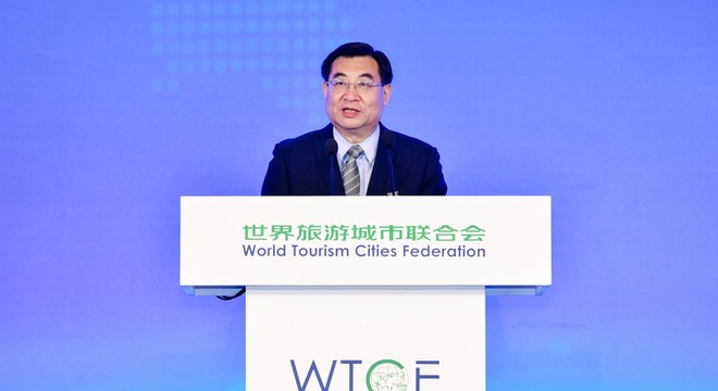 中国文化和旅游部部长胡和平：愿与各国携手推进国际旅游交流合作 共促旅游业高质量发展