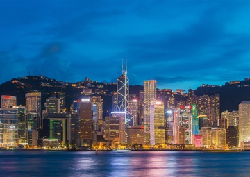 香港：大都市的夜晚别样风情